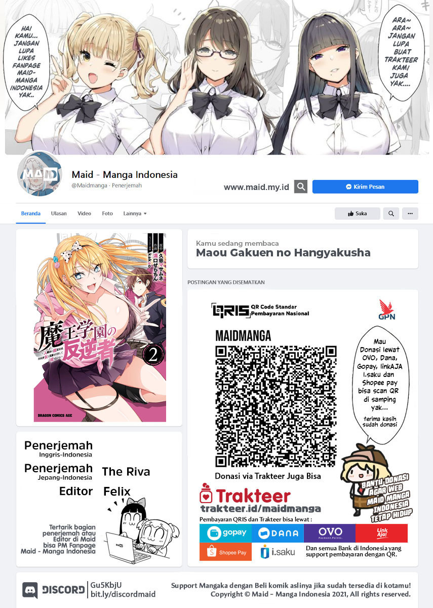 Maou Gakuen no Hangyakusha Chapter 20 Gambar 2